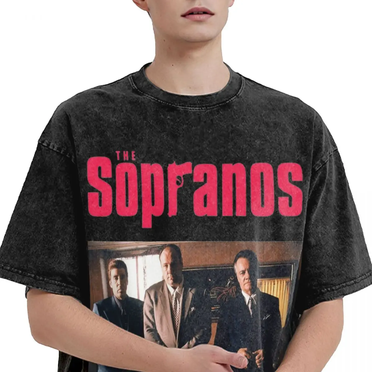 The Sopranos T Shirt Vintage Tony Soprano Trendy Cool T-Shirts Short Sleeve Retro Tshirt Summer Casual Comfortable Plus Size Top