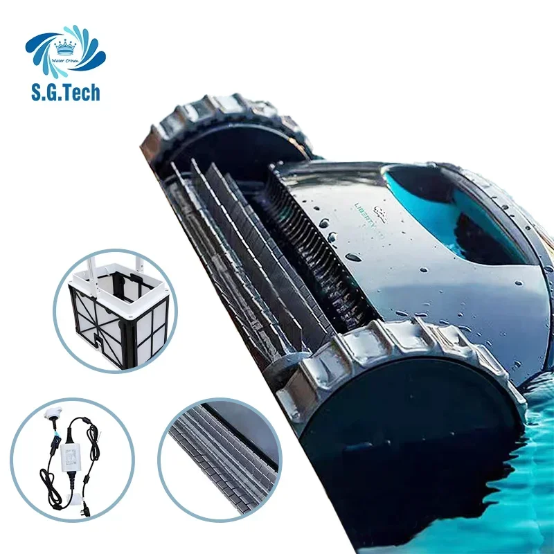 Water Crown High Efficiency & Energy Saving  High Quality Pool Mini Cleaning Robot  Cleaner Tool & Accessory