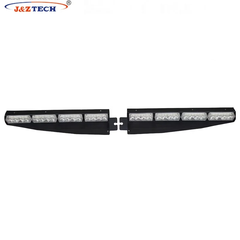 New Auto Amber LED Visor   Dash Flashing Light Strobe Lights