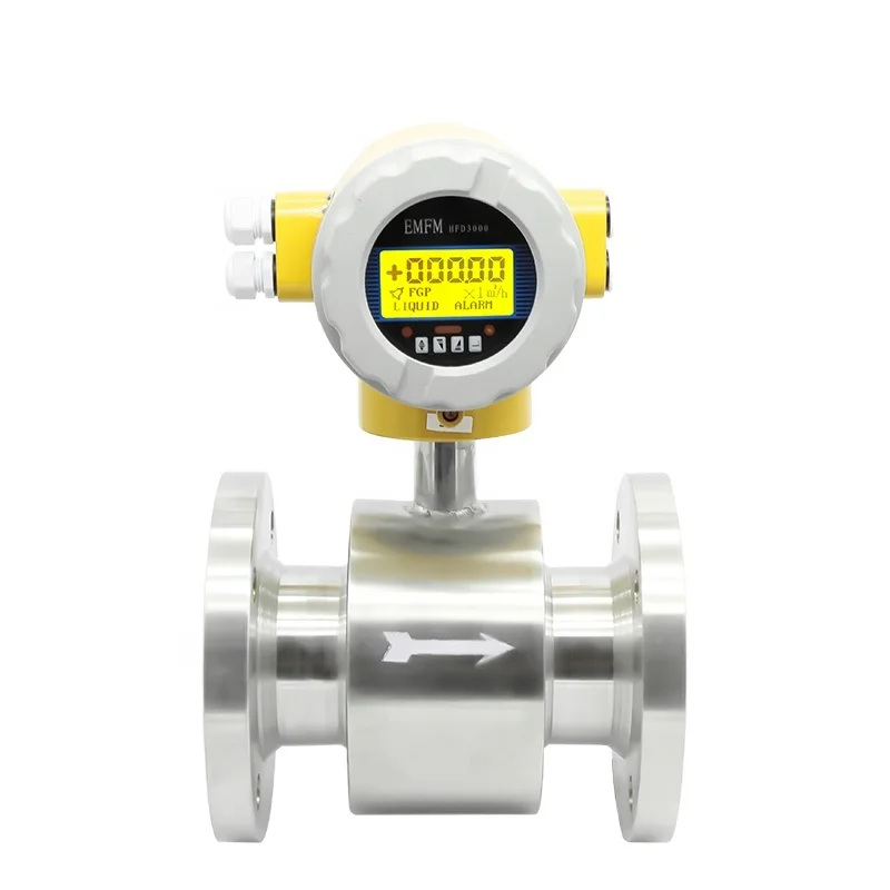 

Anti-Corrosion Clamp Electromagnetic Flowmeter Flow Meter For Water