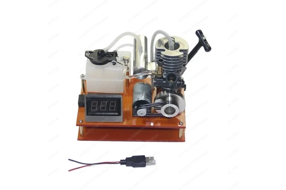 Fuel model of DC generator of DIY miniature mini  engine with for15-stage methanol engine changed to