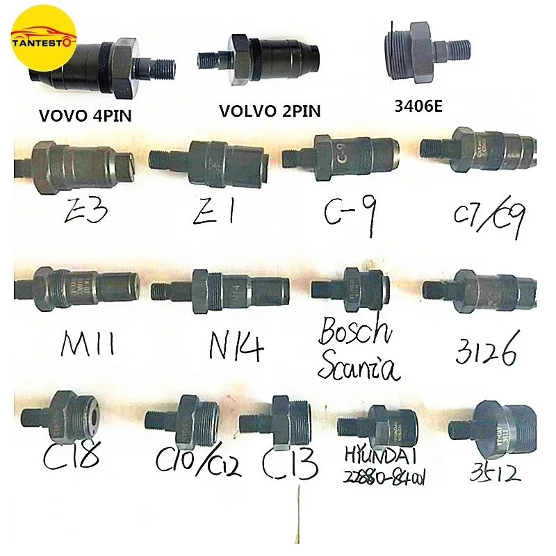 Inyector EUI EUP CRIN, herramienta de reparación de adaptador de prueba de presión de inyección para C7, C9, C10, C12, C13, C18, CUMMIN M11, N14,