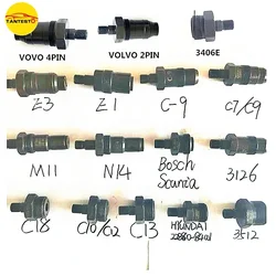 Inyector EUI EUP CRIN, herramienta de reparación de adaptador de prueba de presión de inyección para C7, C9, C10, C12, C13, C18, CUMMIN M11, N14, DEPHI E1, E3, SCANIA, VOLVO