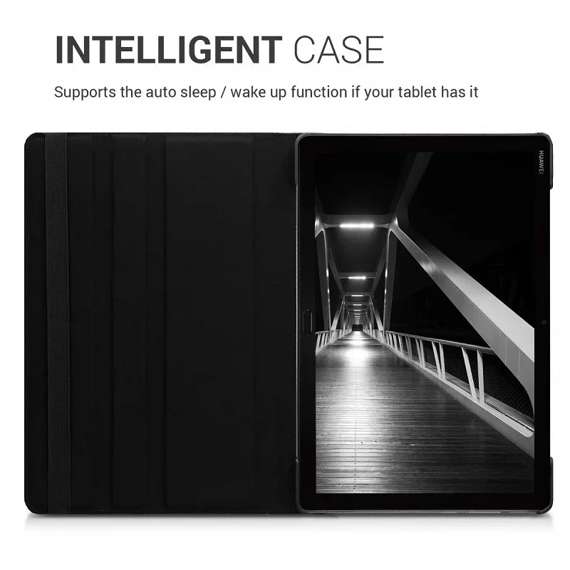 Capa giratória 360 para huawei mediapad m5 lite 10 BAH2-W19 BAH2-L09 BAH2-W09 capa inteligente funda mediapad m5 lite 10.1 polegadas
