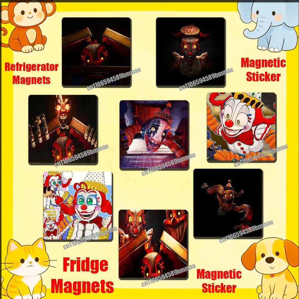 

For W-FnafS M-Mimic Fridge Freezer Refrigerator Magnets Kitchen Metal Cabinet Magnetic Sticker Card