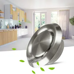 Stainless Steel Round Airs Vent Cover Rustproof Adjustables Roofs Wall Airs Vent for home Wall Ceiling Accessories