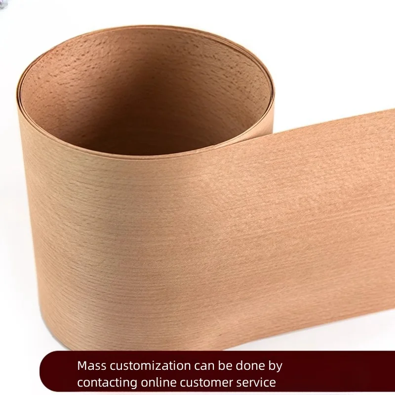 0.5mm  length:2.5meters width 16cm Natural red beech wood veneer furniture surface veneer