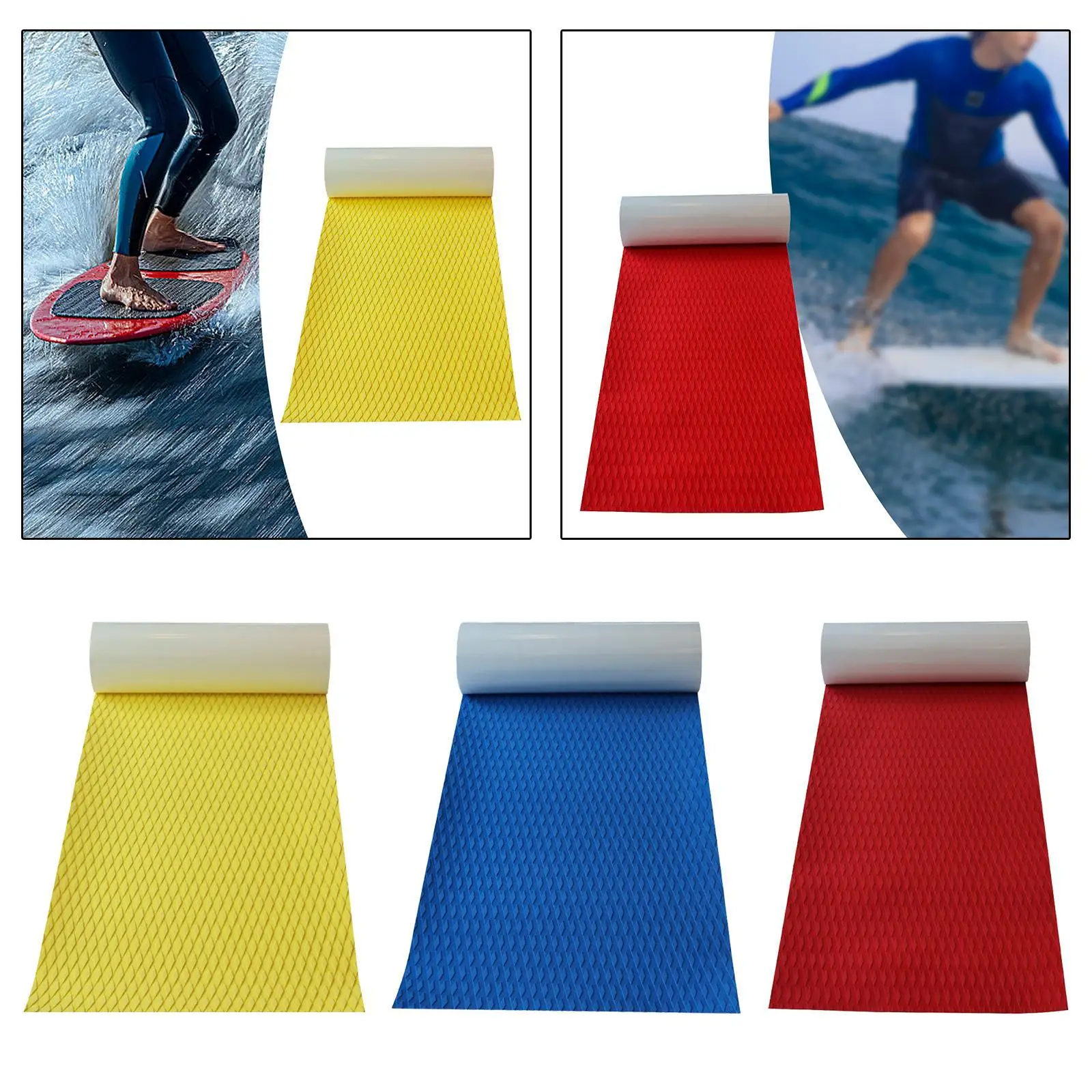 กระดานโต้คลื่น Traction Pad Non SLIP Deck Pad Grip สําหรับเรือคายัคสระว่ายน้ํา Step