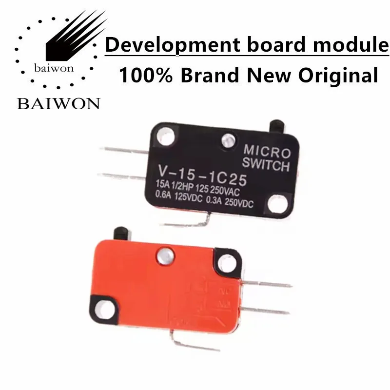 V-156-1C25 with long wheel micro switch and small travel limit micro switch