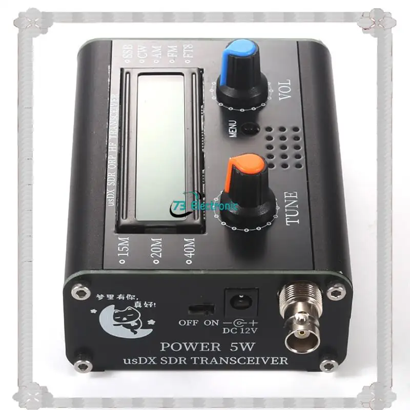 Pengiriman 24 Jam 5W USDX Transceiver 3-Band Semua Mode Transceiver Radio Transceiver USDX Transceiver Semua Mode Transceiver