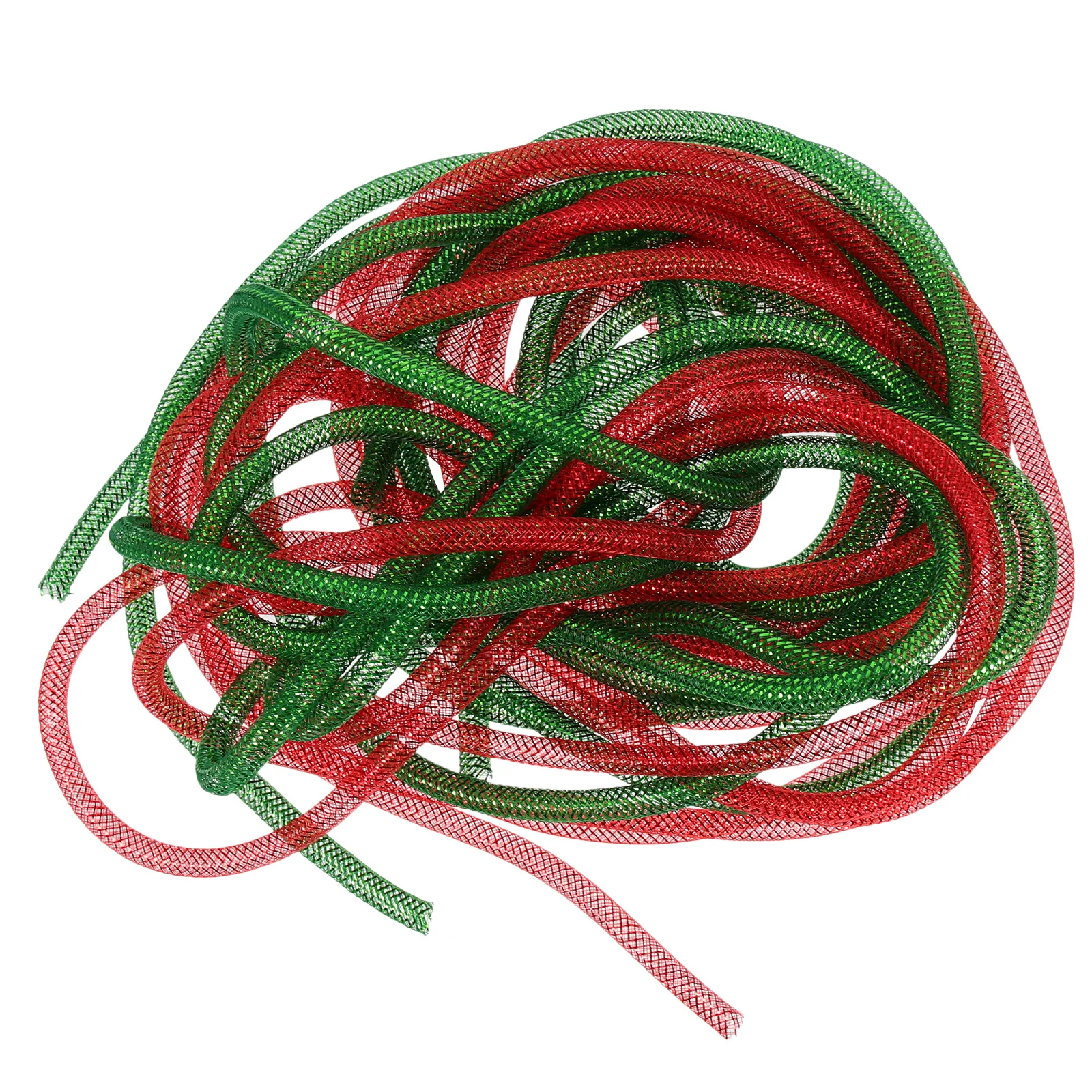 

Garland Solid Nylon Xmas Wreath Material For Party Festival Ornament Diy Craft Supplies Xmas Garland Making Mesh Tubes Diy