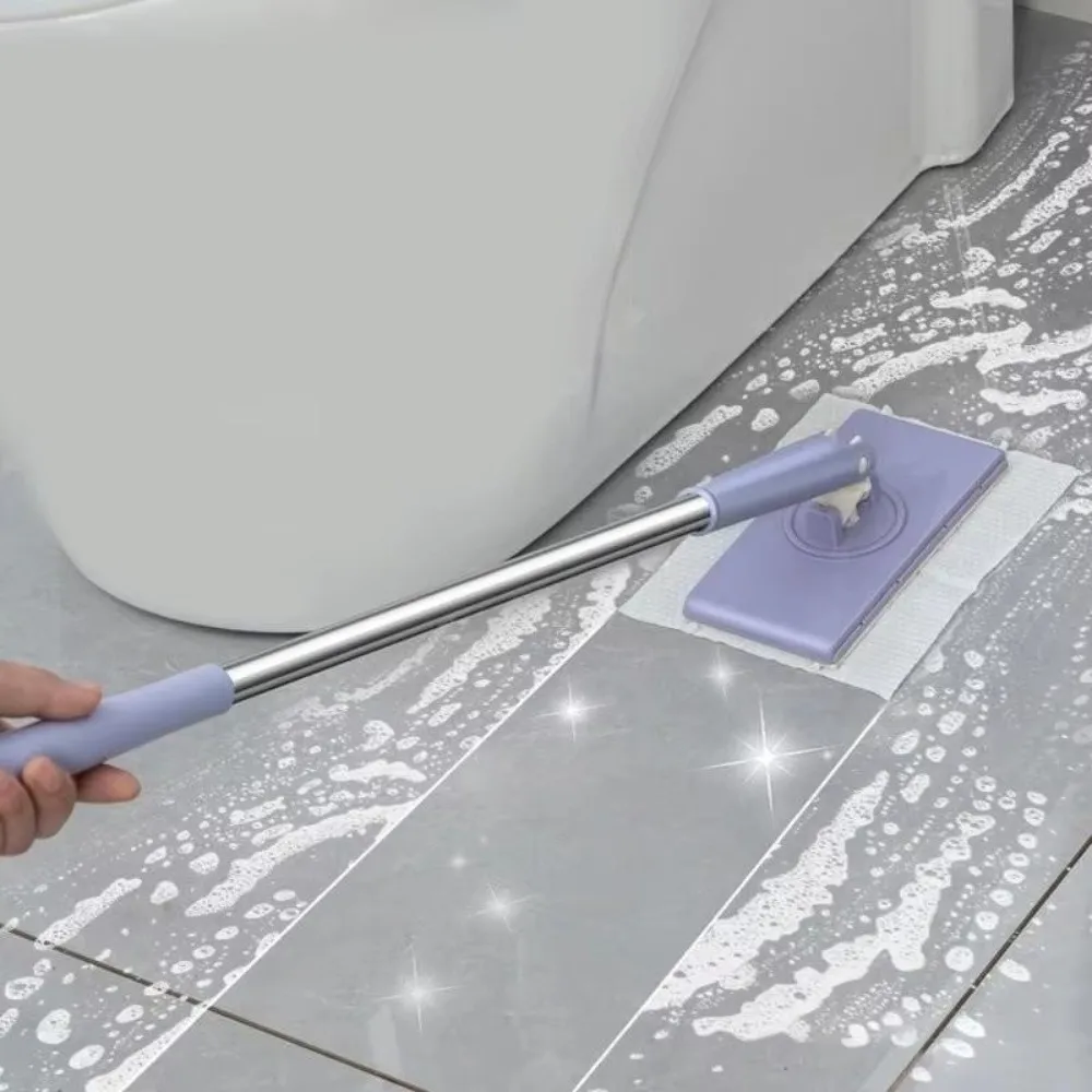Picture 6: Snap-Grip Clever Mini Mop Wet and Dry Use Convenient Automatic Cloth Changing Clip Sweeper Mopping Stick Home Cleaning Tools
