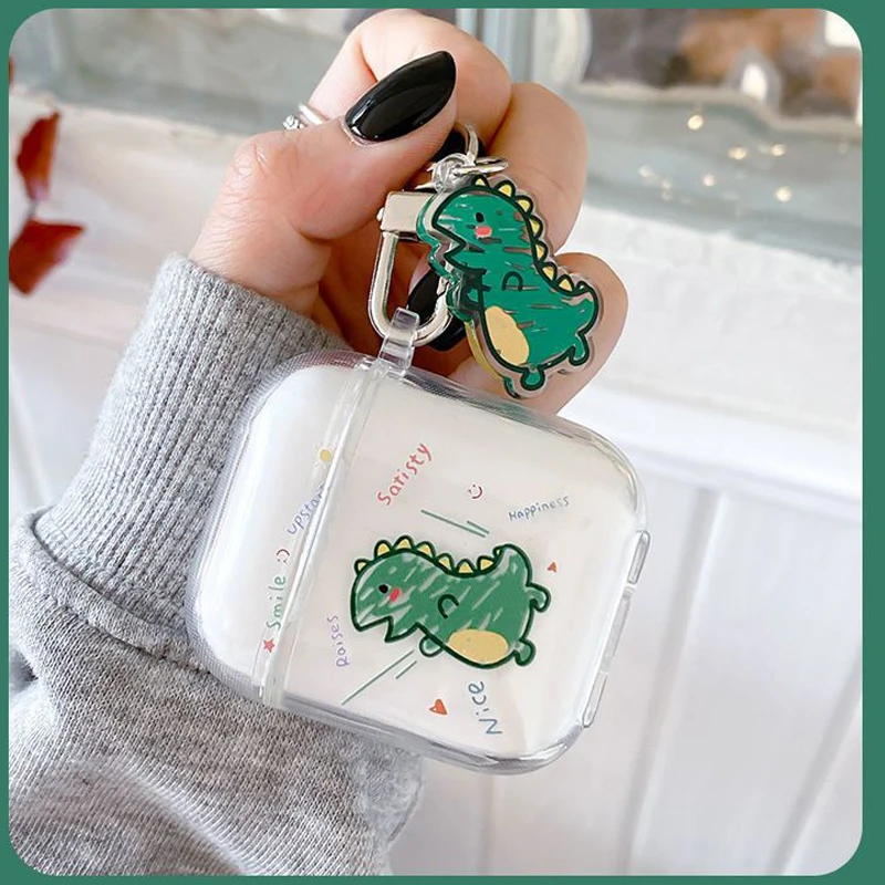 Cute Cartoon projekt przypadki dla Airpods Pro słuchawki Coque miękka TPU Fundas skrzynki pokrywa Earpods dla Apple Airpod 2 lub 1 3 Box torba