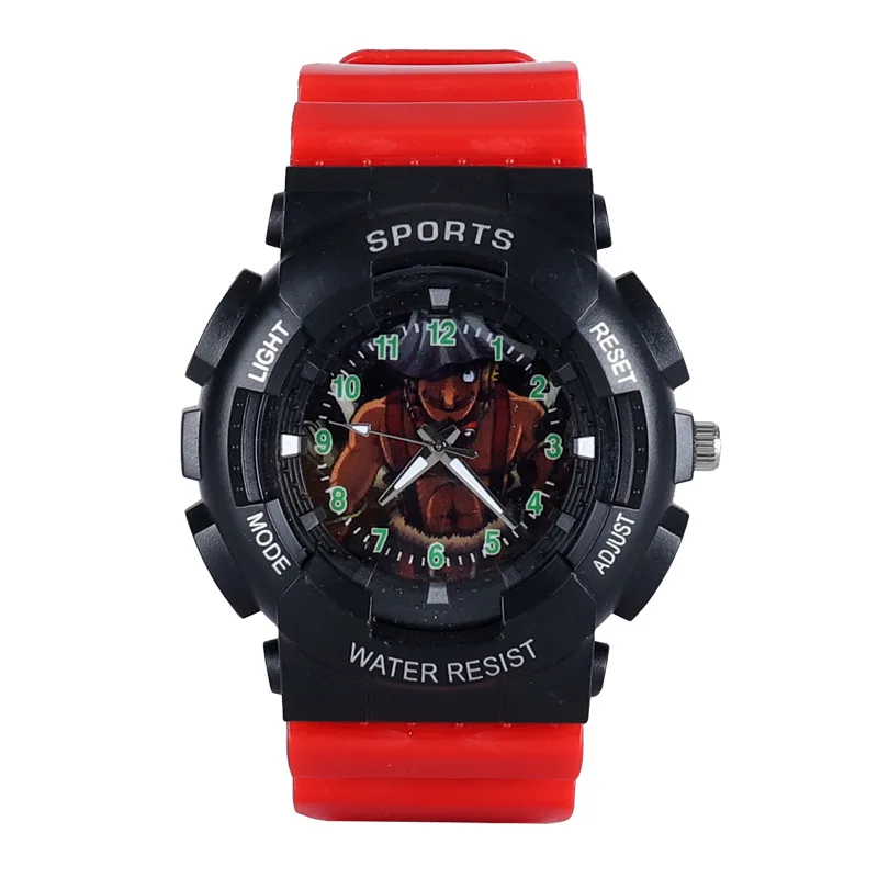 Цельные спортивные указки, кварцевые часы, модные электронные детские часы, уличные цветные Заблокированные часы