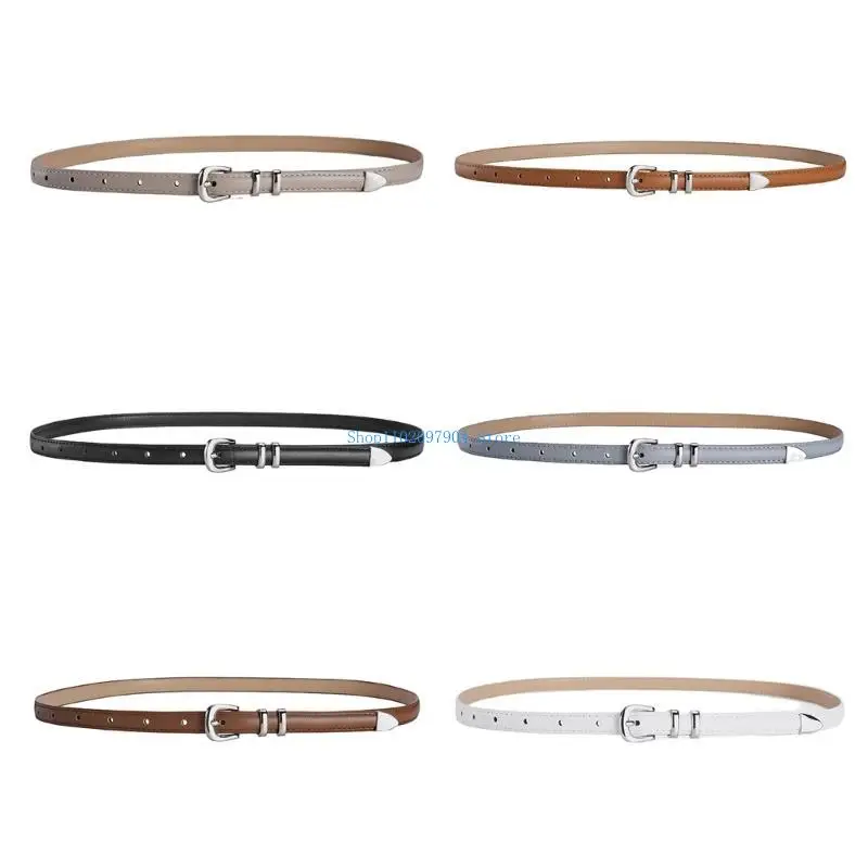N7YF 大人用ウエストベルト 調節可能なピンバックル付き PU ウエストベルト 女性用 コート ドレス装飾 通勤 オフィスベルト