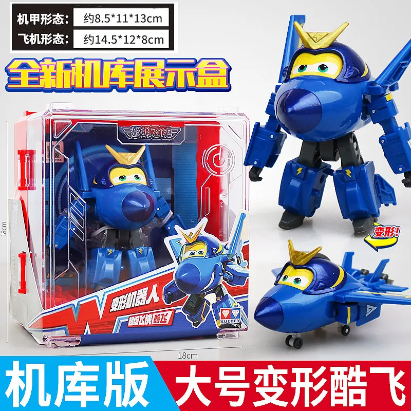 

Hot In Stock Selling Original Super Wings Anime Figurine Hangar Big Transformation Toys Robot Desktop Models Kids Holiday Gifts