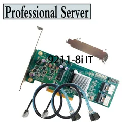 INSPUR 9211-8i 6Gbps HBA LSI FW:P20 IT Mode ZFS FreeNAS unRAID+2* SFF-8087 SATA