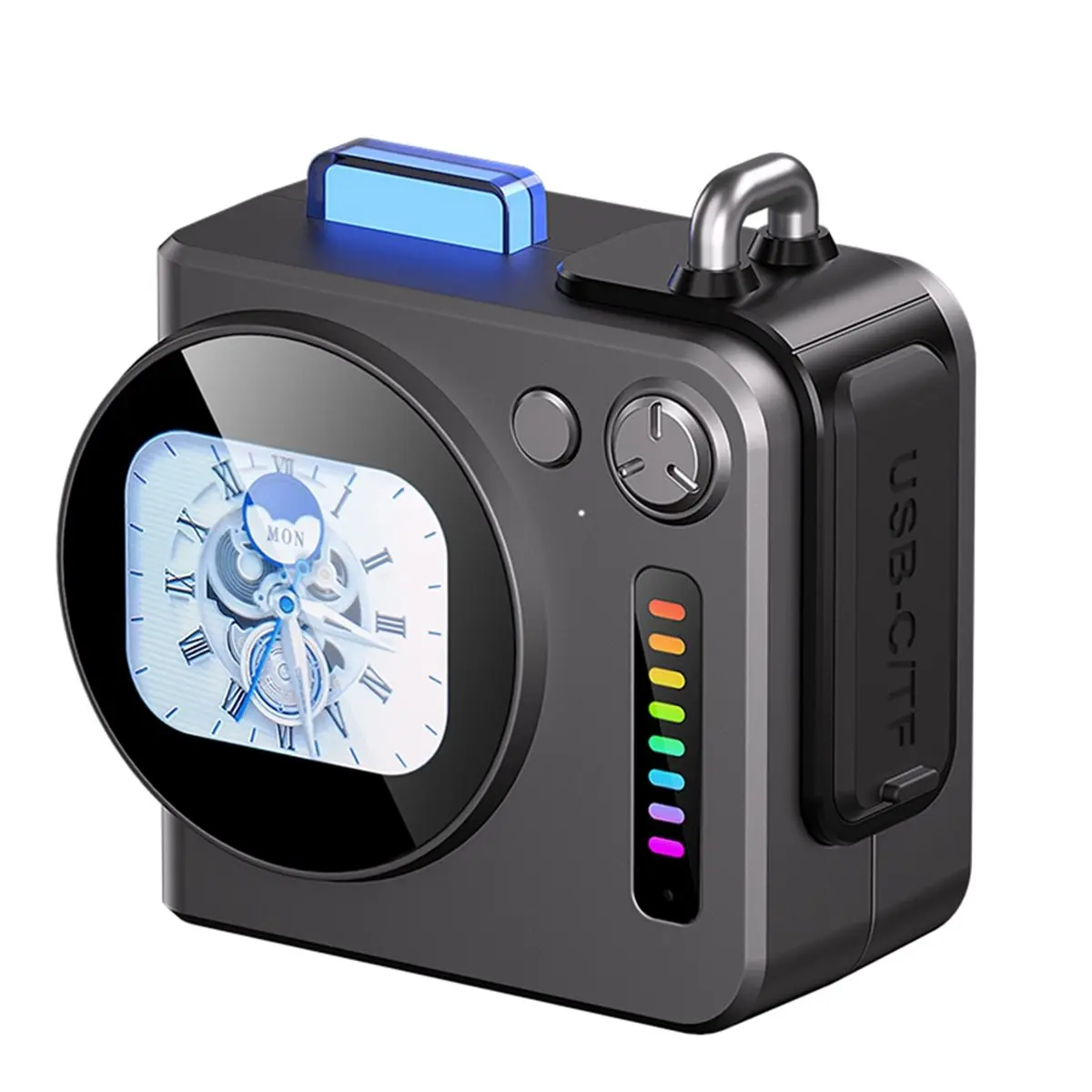 FLASH SALE-HD Touch Screen Multifunctional Mini Portable Bluetooth Speaker Stereo Surround Wireless Subwoofer Waterproof
