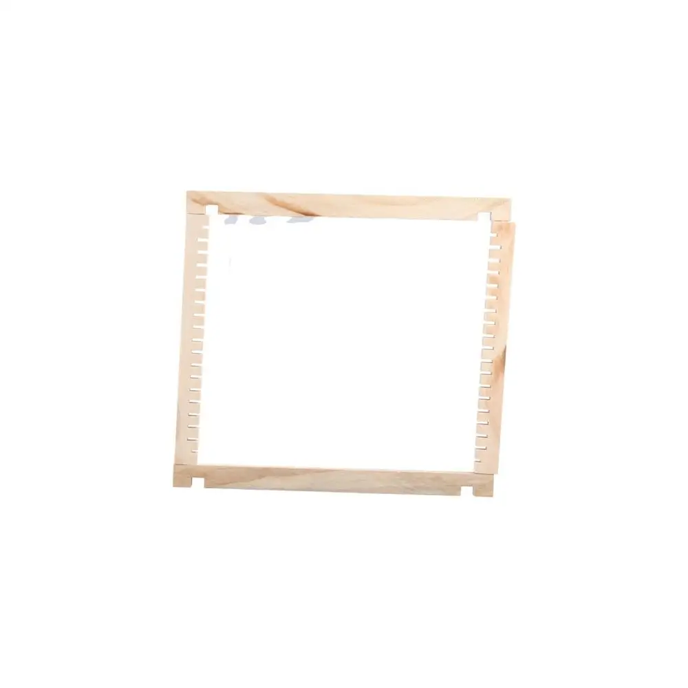 DIY Wooden Weaving Loom Starter Kit Wooden Mini DIY Weaving Toy Homemade Loom Sewing Machine For Children Kids Gifts