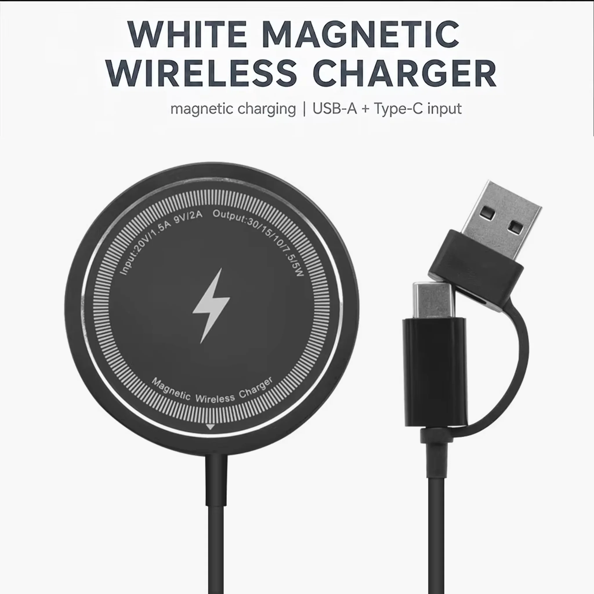 Magnetic Induction Fast Charger For iPhone 14 15 16 17 18, X, XR, Pro/Max For Samsung S8-S26, S25/S26,For Note Series
