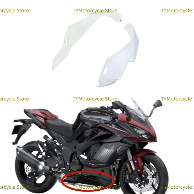 Motorcycle Engine Bellypan Lower Spoiler Cowling Protection Fairing Fit for KAWASAKI Z1000SX Ninja 1000SX Ninja1000SX 2020-2025