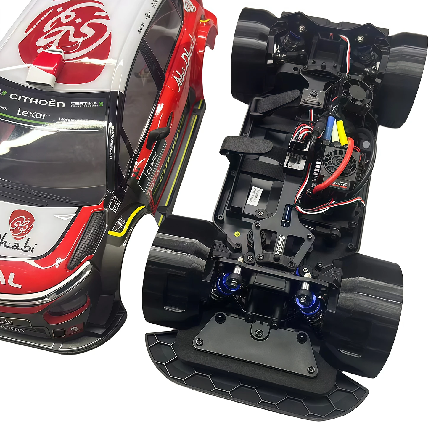 MJX10303 Simulation Front Rear Fenders Fender Lining For Mjx 10303 Hyper Go 1/10  High Speed Drift RC Car Upgrade Part
