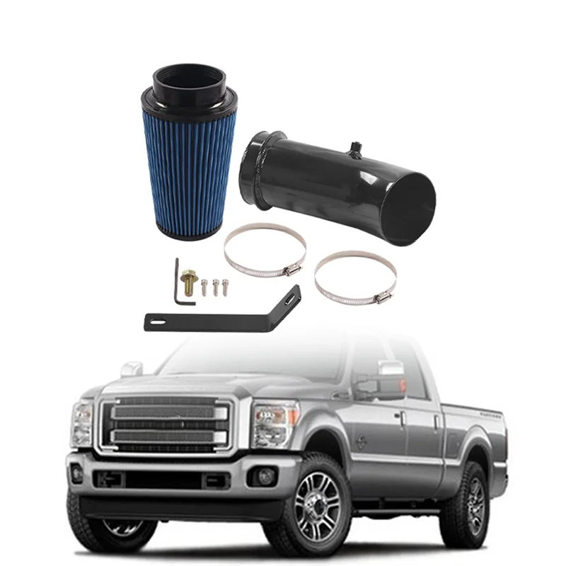 Стабильные автомобильные аксессуары, комплект воздухозаборных трубок для дизельного двигателя с фильтром для Ford F-250 F-350 F-450 6.7L 2011-2016