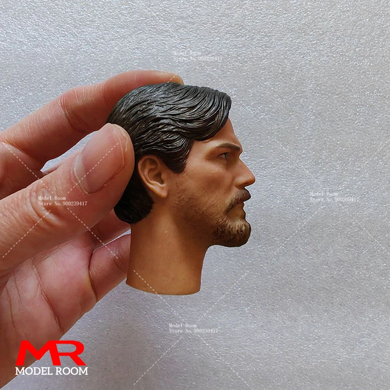 1/6 مقياس إيوان مكجريجور رئيس نحت نموذج بولي كلوريد الفينيل ذكر رئيس نحت نموذج صالح 12 "الجندي عمل الشكل دمى الجسم #3