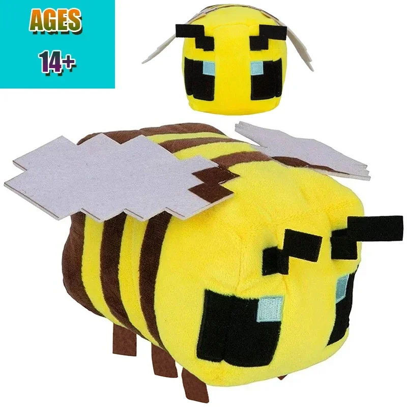 

Yellow Bee Kawaii Plush Cartoon Game Minecrafte Wasp Stuffed Honeybee Stuffed Toy Honeybee Doll Kids Birthday Christmas Gifts