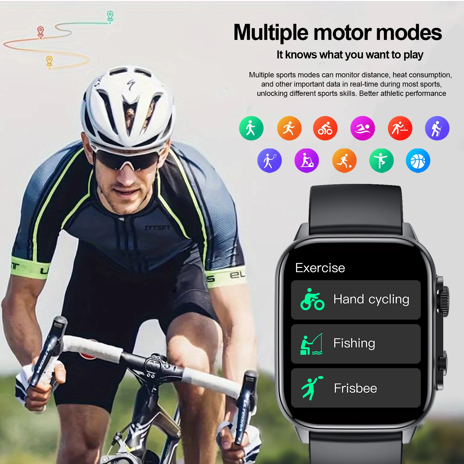 ساعة ذكية رياضية جديدة 2025 - قم بإجراء رسالة الاتصال، ومتتبع النشاط عداد الخطى والسعرات الحرارية