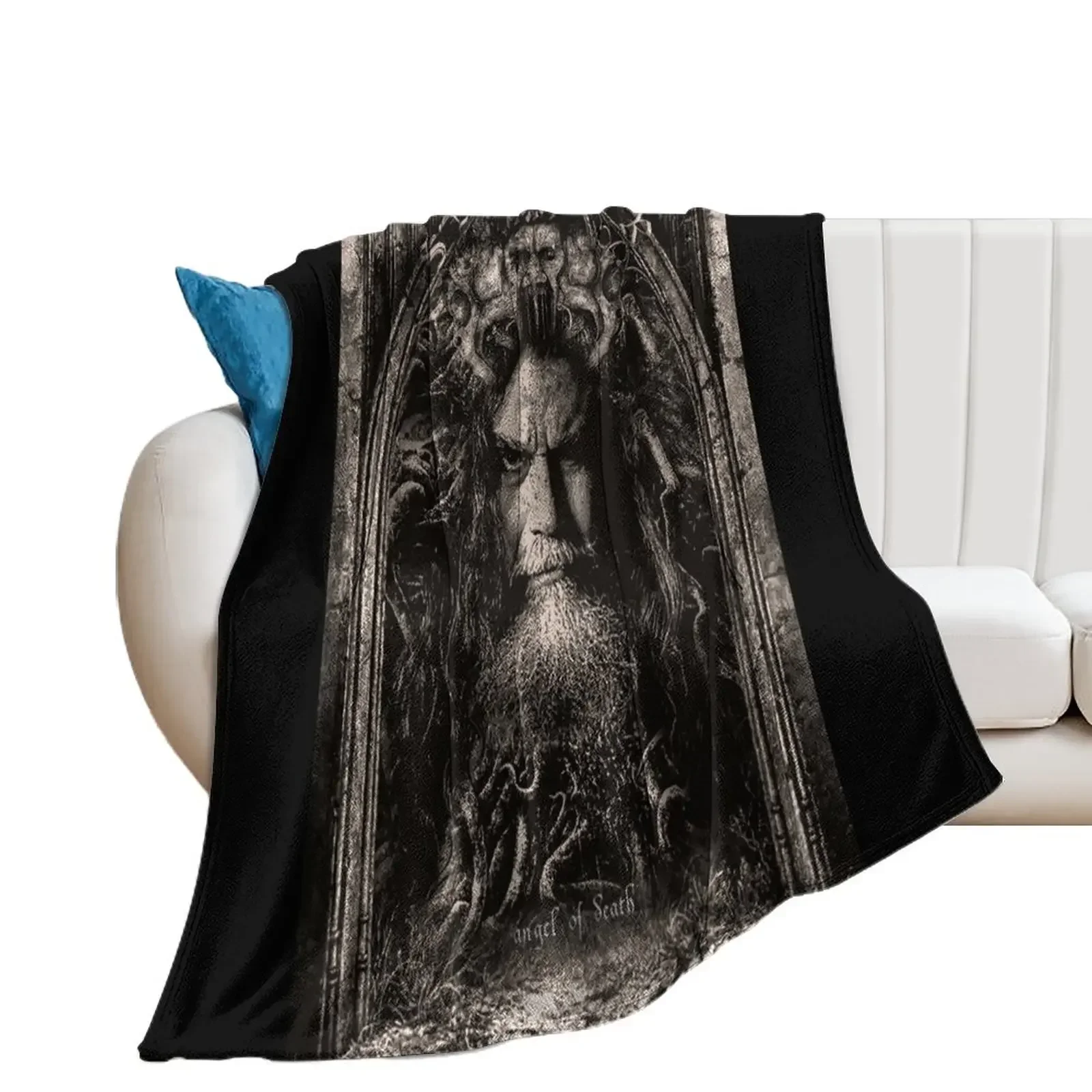 

Slayer - Angel of Death - Tom Araya Throw Blanket Luxury Brand Weighted Blankets