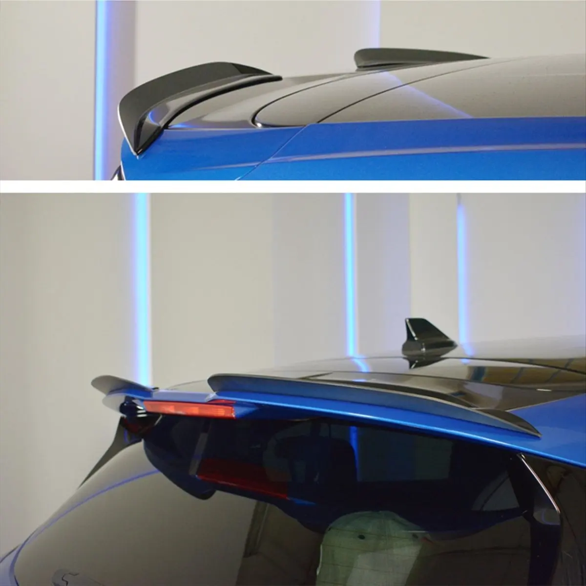 #56U (Carbon Fiber)Rear Extension Spoiler Roof Small Tail Wing for Ford Carbon Fiber,Automotive Parts & Accessories