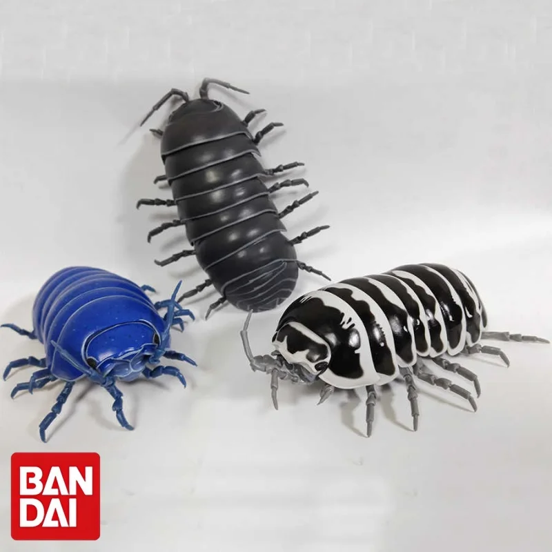 

Bandai Giant Pill Bug Figure 1000% Size Fully Jointed Lifelike Isopod Collectible Insect Model Cognitive Collection Gashapon Toy