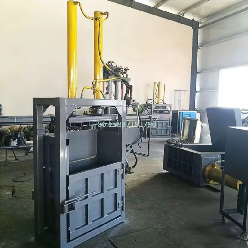 

Scrap Metal Steel Baler Machine Metal Hydraulic Balers Clothes Pressing Carton Compress Baler Cardboard Baling Press Machine