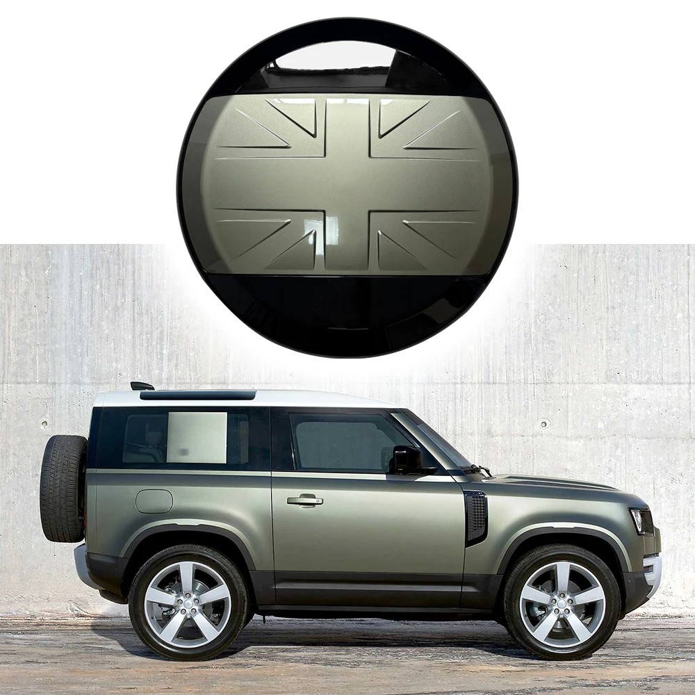 Cubierta de rueda de repuesto verde Pangea para LR Defender 90 110 130 2020-2025