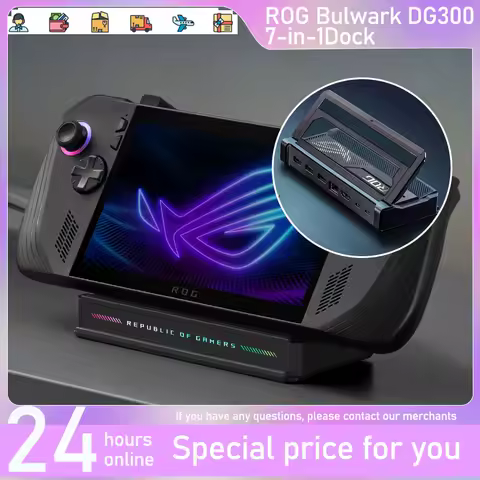 Pre-sale 7-in-1 Docking Station for ROG XBOX ALLY X Bulwark Dock DG300 Deck Stand with HDMI 2.14K at 144Hz or 8K at 30Hz