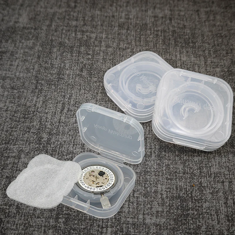 Watch Movement Storage Box PP Waterproof Clear Fits NH34 NH36 NH38 NH39 Movements Display Box Mini