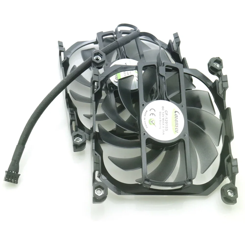 CF-12915S DC12V 0.35A 85mm VGA Fan For INNO3D GTX1060 1070 1070ti 1080 1080ti P104-100 8GB Twin X2 Graphics Card Cooling Fan