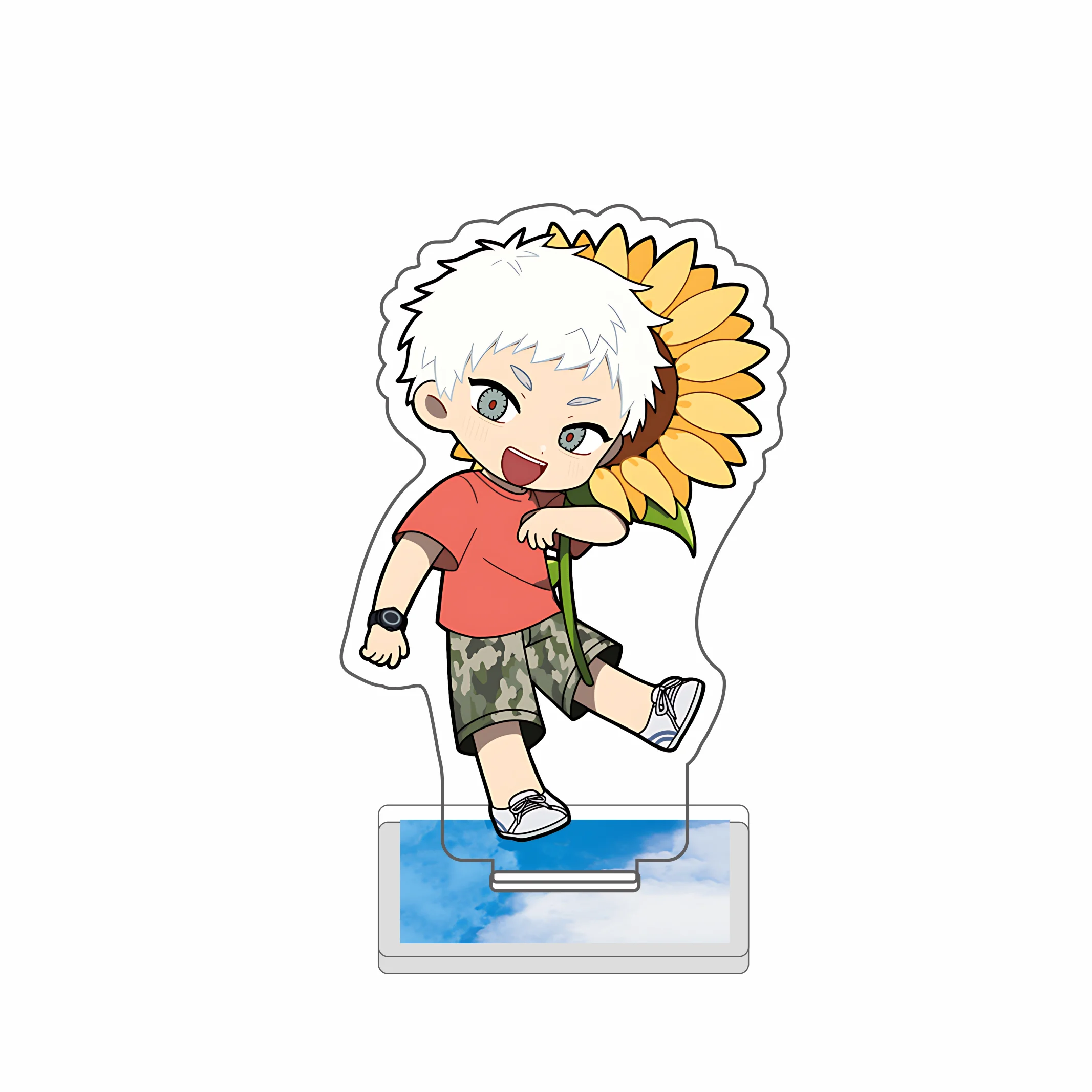 الصيف هيكارو يموت 10 سنتيمتر أنيمي الاكريليك حامل يوشيكي منضدية زينة لوسيفر اكسسوارات ديكور الهدايا منتج رائع #4