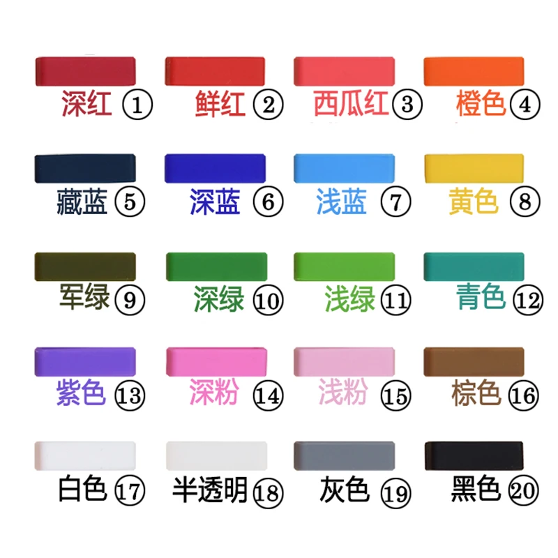 4 Uds reloj pulsera anillo bucle pulsera de silicona anillos impermeable correa Keeper Loop 12 14 16 18 20 22 24 26mm colorido