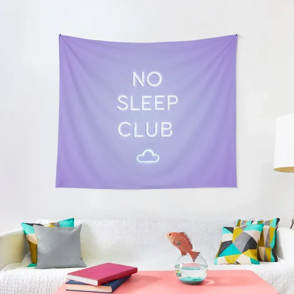 

No Sleep Club Tapestry Decorations For Room Cute Room Decor Tapestry