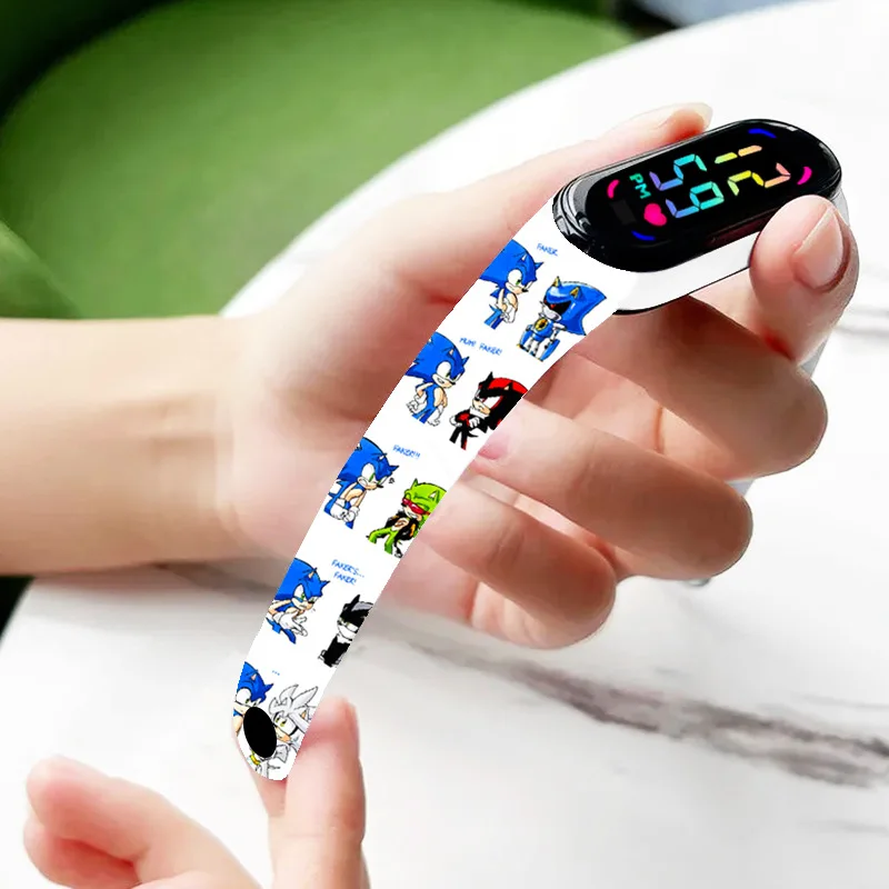 Kids LED Watch Touch Control Digital Watch Silicone Strap Waterproof Sport Wristwatch for Boys Girls Children Gift