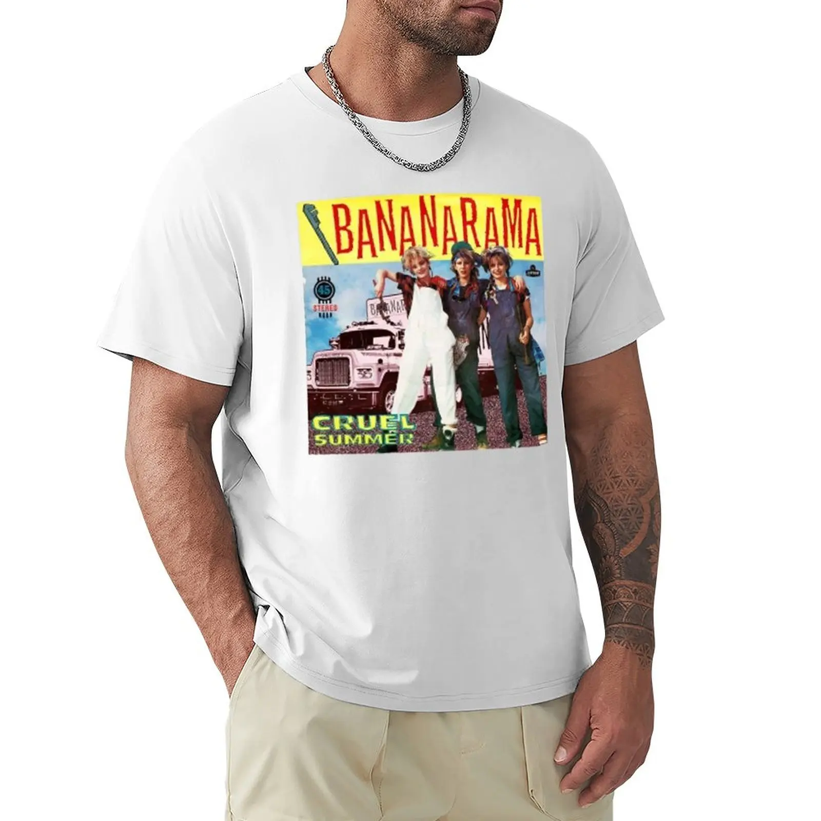 Bananarama funny T-Shirt vintage anime clothes kawaii clothes aesthetic clothes Men's clothing