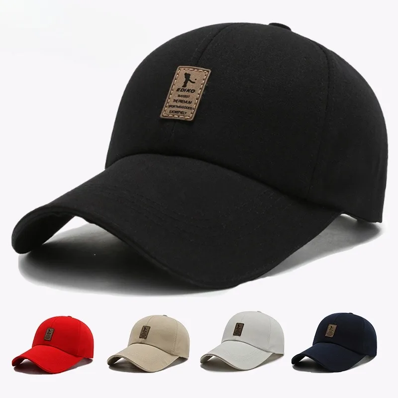 

Fashionable Cotton Adjustable Stylish 2025 caps for Men White and Black, black