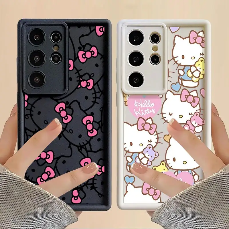 Чехол для телефона H-Hello K-Kitty для Samsung Galaxy S20 FE S21 S23 Ultra Note 20 Ultra S24 Ultra S22 Plus S23 FE