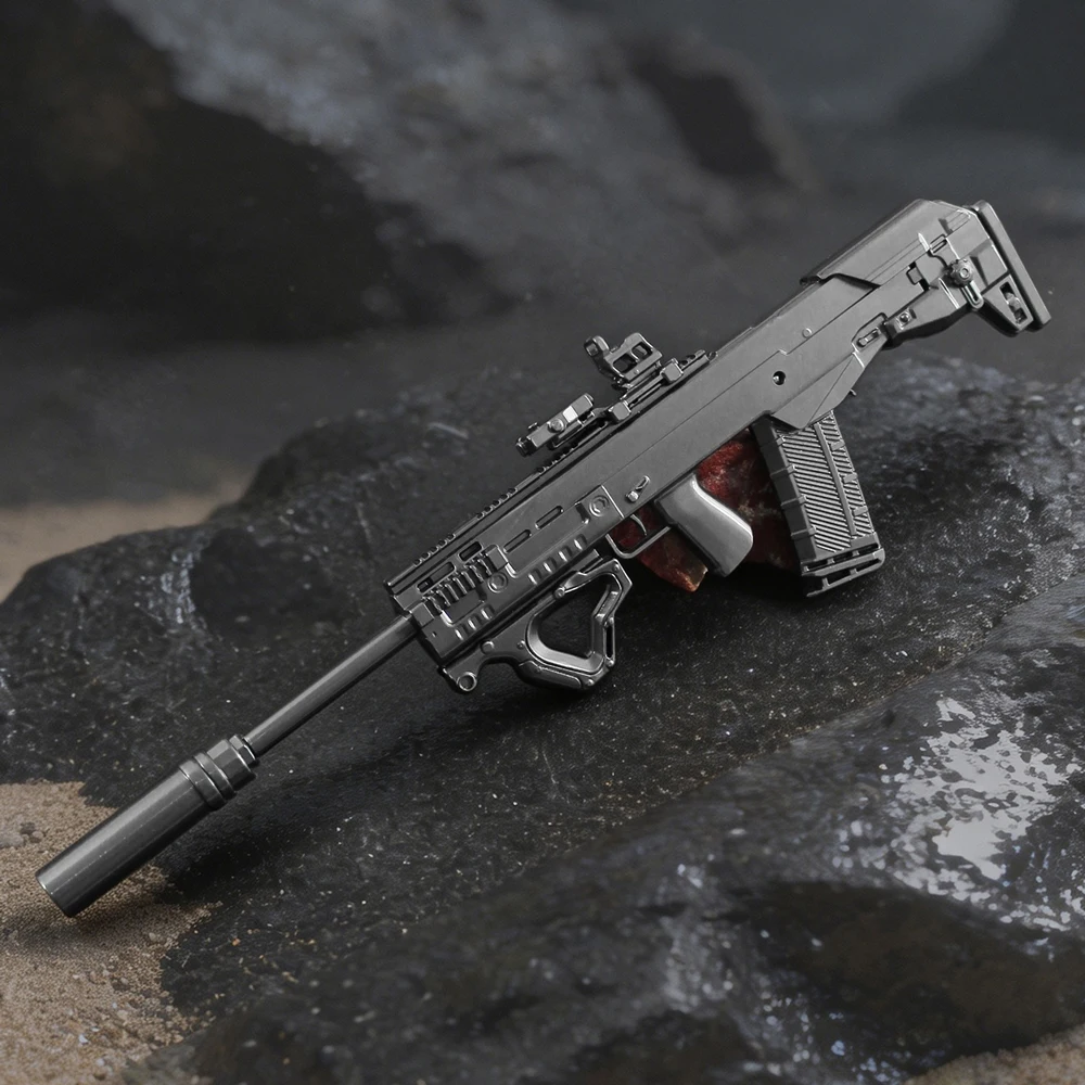 Delta Force ASH-12 Metal Model 21cm Zinc Alloy Miniature Replica Detachable Accessories Desktop Display Collection Gift view 4