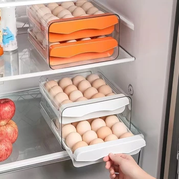 Double-Layer Refrigerator Egg Storage Box 4