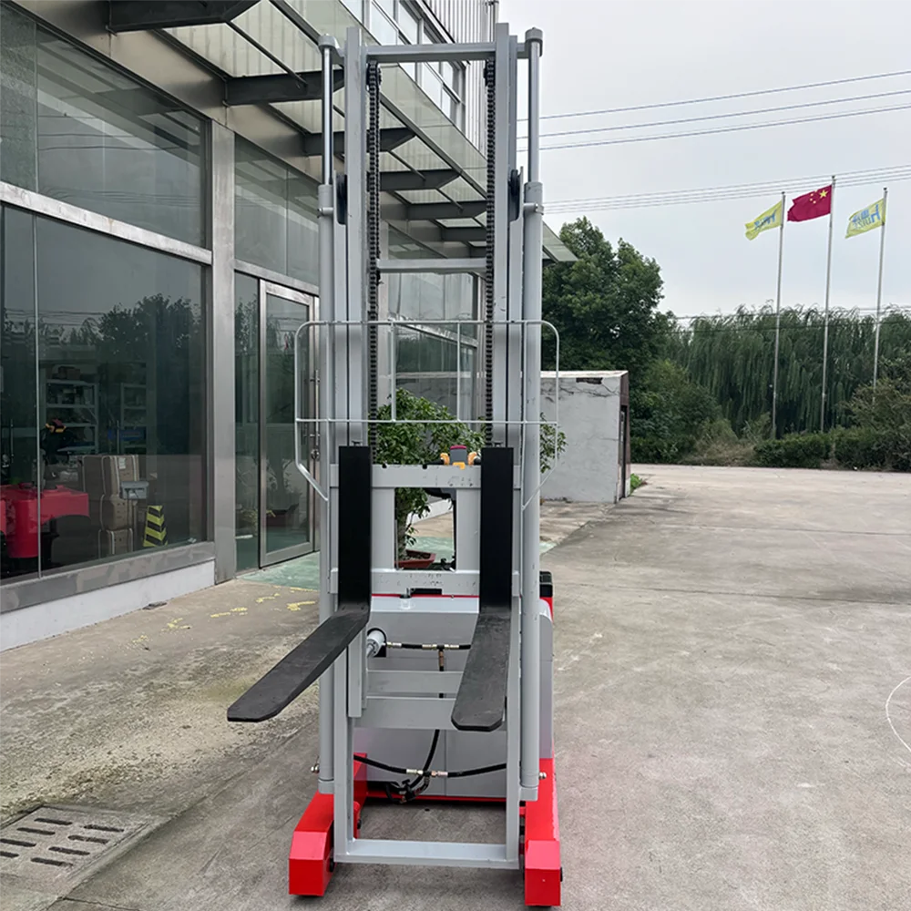 Customizable balance electric stacker forklift 1 ton 4.5 meters warehouse material handling forklift