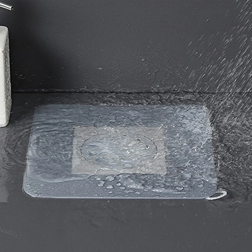 

2pcs Square Insect-Proof Floor Drain Cover For Bathroom Kitchen Sink Bathtub Water Blocking Sewer Draining Cover