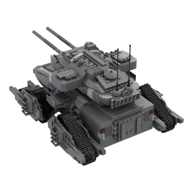 MOC Kreatives Goliath Future Panzer-Kampfszenen-Bausteinmodell DIY Erwachsenen-Puzzle Montage-Spielzeug Geburtstagsgeschenk für Jungen Dekoration – Detail 5
